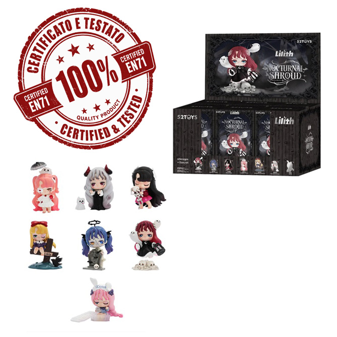 LILITH – NOCTURNAL SHROUD cm Personaggini In Blind Box (8x9cm) In espo da 6pz 7ass…x6…x72